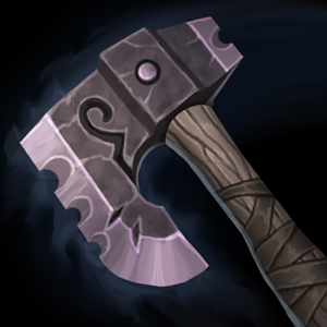 Orcish Axe. Made it with mouse just like old days and it has almost same quality as tablet drawing.