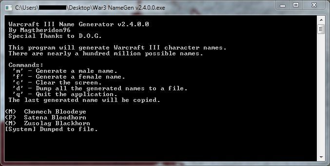 warcraft name generator