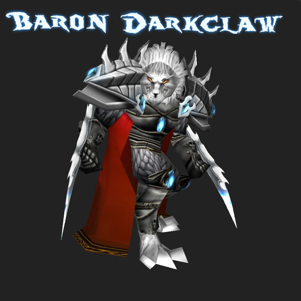 Baron Darkclaw: Teamwork with xXm0rphusXx, he has done the shoulderpads + the shoulderpads texture, without him, this model would have never been what