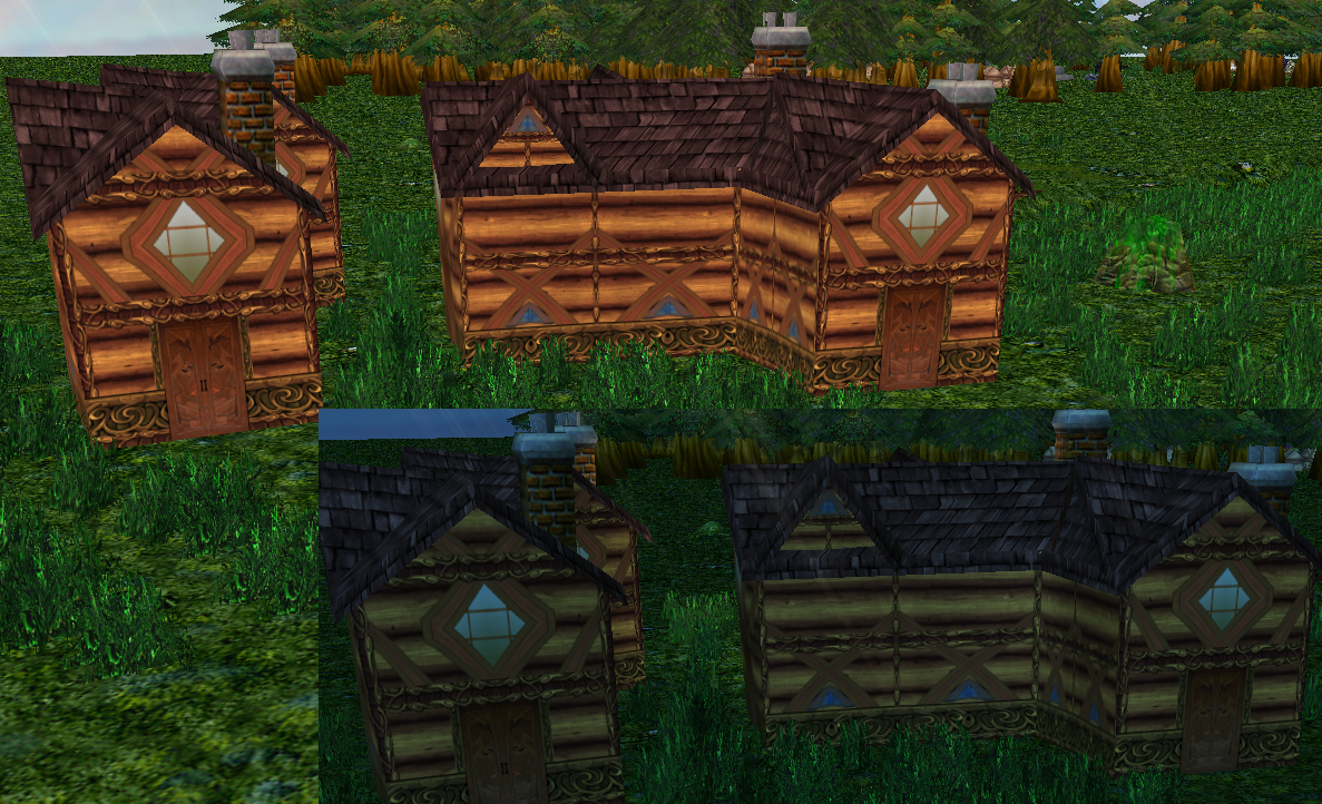 My 2nd try at texturing the house model. It is significantly improved over the first one.