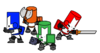 Castle Crasher BLUE RED ORANGE WIP.png