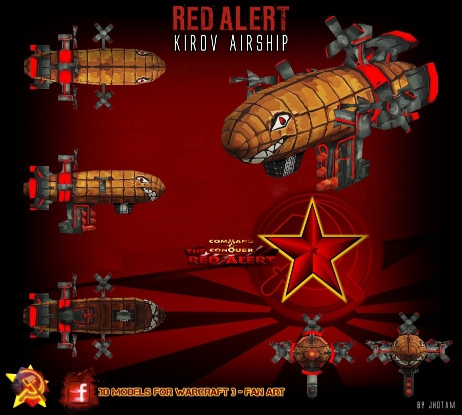 ø Kakadu sjækel Kirov Airship (RedAlert) | HIVE