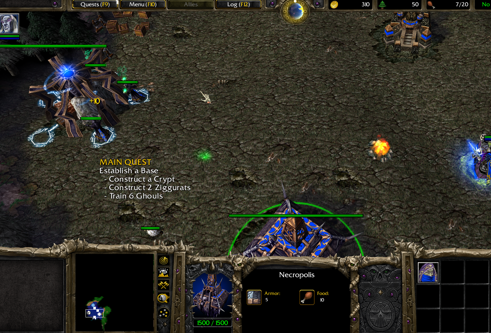 Warcraft III Alternate 0 (Prologue Campaign): Exodus of the Alliance