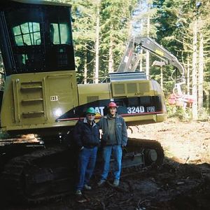 Me and my dad, we kill trees, indescriminatly.