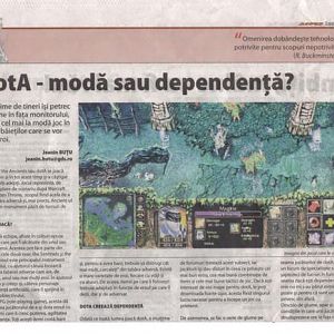''DotA - mode or addiction?

A lot of teenagers spend their time in front of their computers to play what is considered one of the most popular game