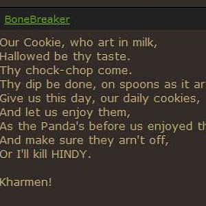 cookie prayer