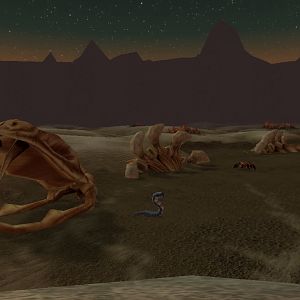 Giant snake skeleton, found if Sithilus