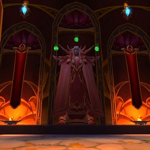 Shepards Gate, the gate into the west site of Silvermoon, the only part which survived the undead plague.