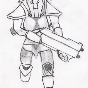 BRON Drawing! BRON is a WC3 model that robot_artua made! Its an awsume model! :D