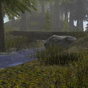 Across teh river and through the woods...