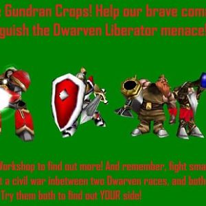 JOIN GUNDRA! (1/2 size)