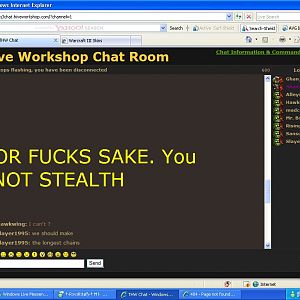 I can't stealth apparently.