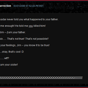 I AM YOUR FATHER! NOOOO!!!!