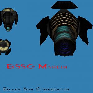 BSSG Myrdin

A beam defense cannon for jump nodes other defense purposes. The four panels on the sides provide a shield for their respective sides.