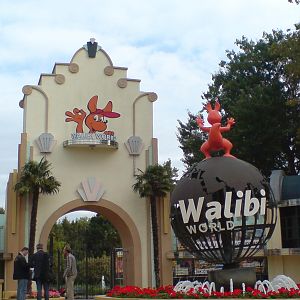 The entry of Walibi World.