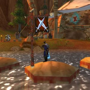 Honor the flag!
(Can you see my stealthed friend?)
