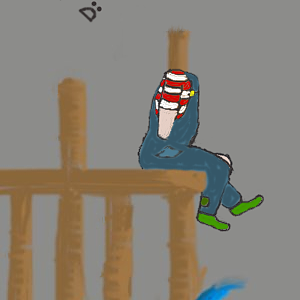 Wanted to do a fishing boy painting - Not completed.
