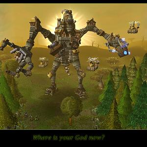 Huma-Tron: Where is your God now?