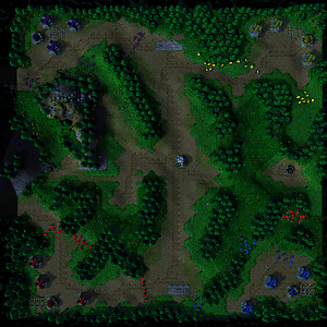 The newest picture of Iowk: Prelude 2v2 from above.