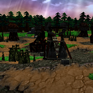Titan destroyed town