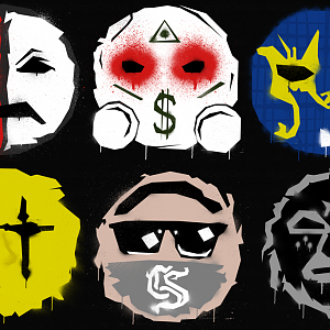 Hollywood Undead Masks