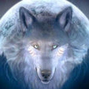 Awesome Animated Art Wolf HD Wallpaper