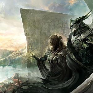 Fantasy Warrior Knight - Art