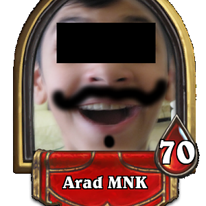 Behold! Greatest hero of Hearthstone! ARAD MNK!!!!!!!

PS: No need to see my real face :D
#LoLStuff