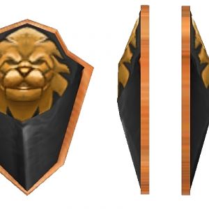 Lion Shield, inspired by paladinjst's model. I took his picture as a reference.
