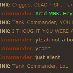 Tank-Commander isn't a bot!
He's just silent XD