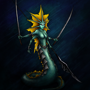 Naga Matriarch made by "morbent" from hiveworkshop.com