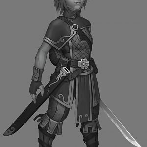 Original Character I have made to practice values.