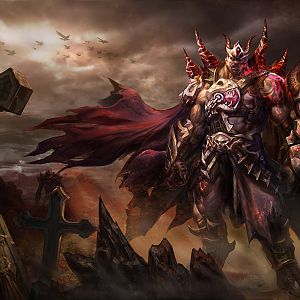 Eredar Commander
Leader of the Eredar,High-ranking lieutenant in the Abaddon's Fury 

Speed:Medium
Strength:Very High
Spell Resistance:High
Mele