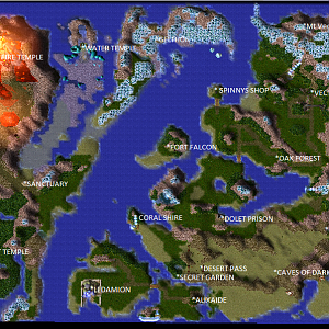The World map for good and evil....It has gone under some changes since I took this screen shot...