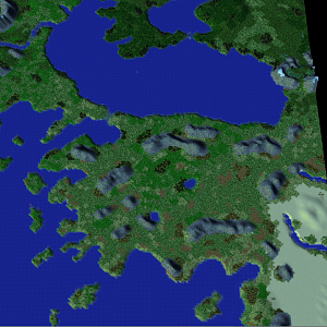 Black Sea and Turkey
The Terrain I shall be using in my current project, it is all "hand" made as at that time I lacked any knowledge on how to utili