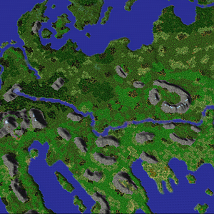 Danube River
The Terrain I shall be using in my current project, it is all "hand" made as at that time I lacked any knowledge on how to utilise any p