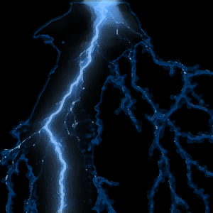 Flash of lightning