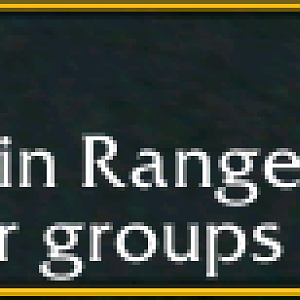 Sindarin Ranger Ability