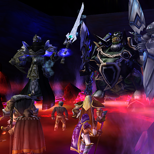 The three Optional super bosses in my game, Alpha, Omega and Tetra.