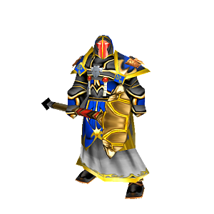 WoW Paladin wip. The model is almost finished. The problem is it has no cape animations and the walk animation need to be changed. Uses the animations