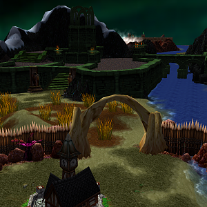Thaurband: A prison fortress of lower Mordor next to the sea of Nurn.