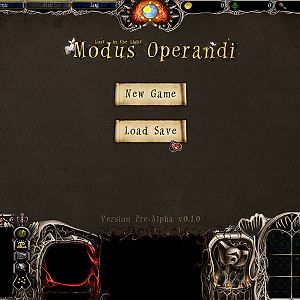 Modus Operandi - UI concept art, placeholder
UI Queensland by I3lackDeath

Modus Operandi, current menu screen as of version 0.1.0 pre-alpha