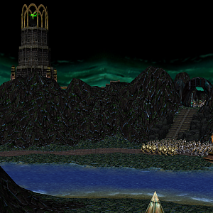 The Secret Stair to Cirith Ungol: Shelob resides in this mountain passage.