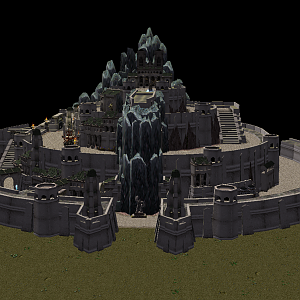 Unfinished Minas Tirith: Still have a bunch of buildings to add
