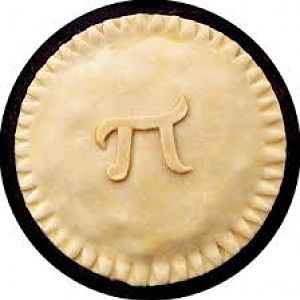 Pi on a pie. get it