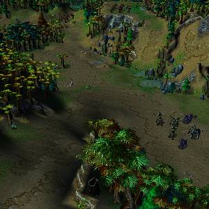 BarrenWood Player1Overlook, This is the way to Player 1's base