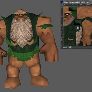 Next terrible WIP - This time early sketch of Decard for the giant model.
