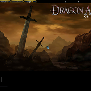 Dragon Age: Origins main menu recreated in Warcraft III. (4:3)