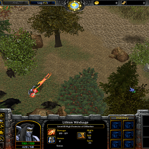 Lithion Charges at an enemy dealing damage along the way