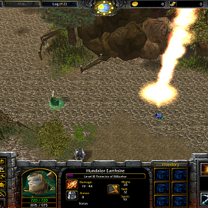 Hundalor calls a meteor from the sky to crash down on enemies dealing damage and causing them to burn for a short time.